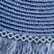 DII® 15" Round Nautical Blue Fringed Placemat Set, 6ct.